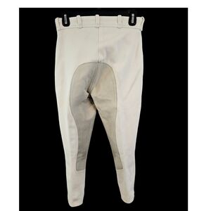 Elizabeth G Ivory Riding Pants Size 28S